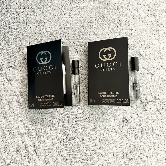 Gucci Other - GUCCI Guilty Pour Homme EDT Vial Spray Sample 1.5 mL x 2